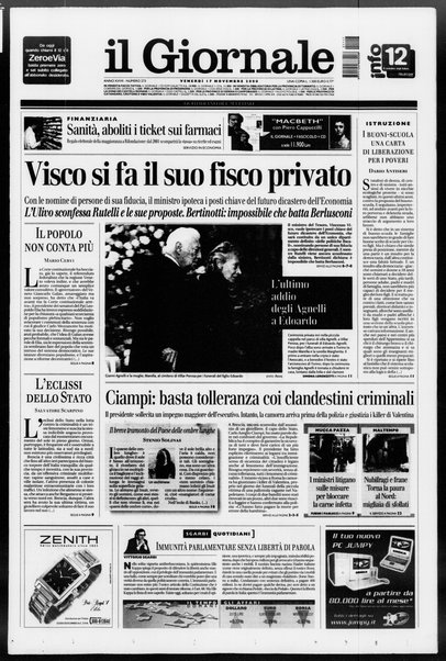 Il giornale : quotidiano del mattino